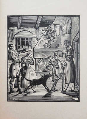 Диккенс Ч. Сверчок на печи / Гравюры на дереве Алексея Кравченко. М.; Л., 1925.